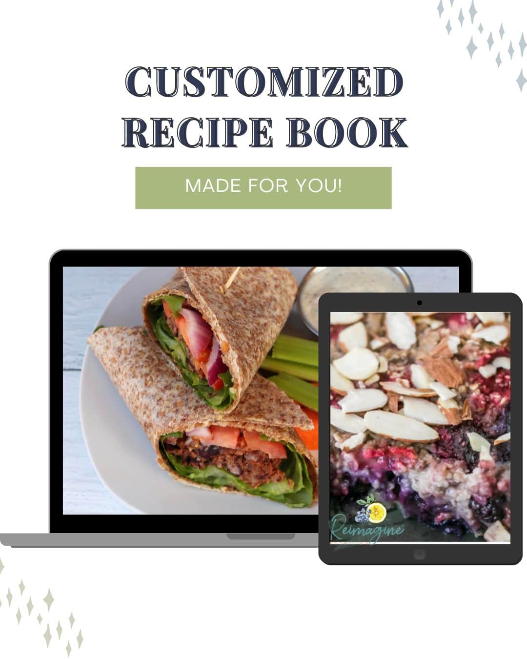 customized recipe book